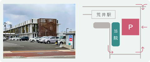荒井駅前すずきクリニック 皮膚科・肛門内科 MAP